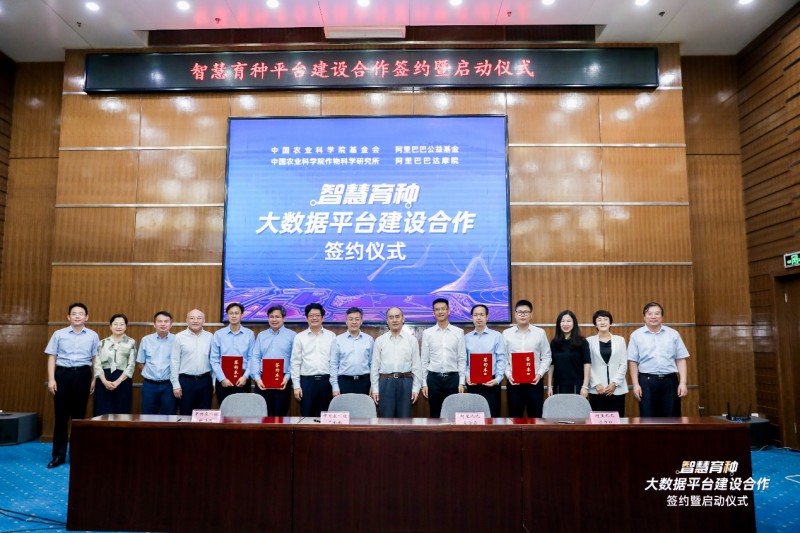 中国农科院与阿里巴巴共同打造智慧育种平台