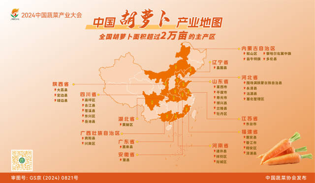 3.中国胡萝卜产业地图