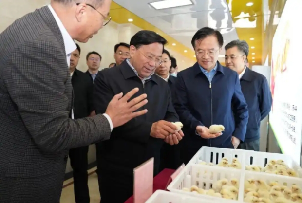 韩俊在平谷调研