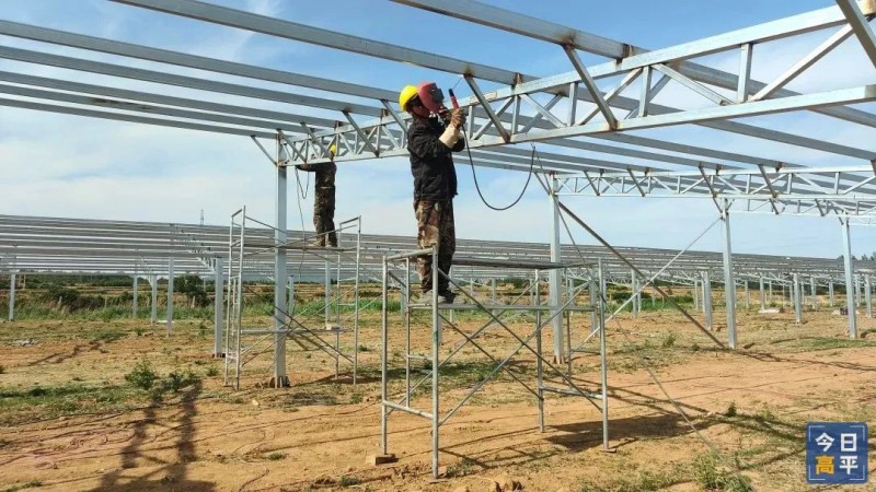 建宁乡200亩现代化智慧大棚农光互补项目2