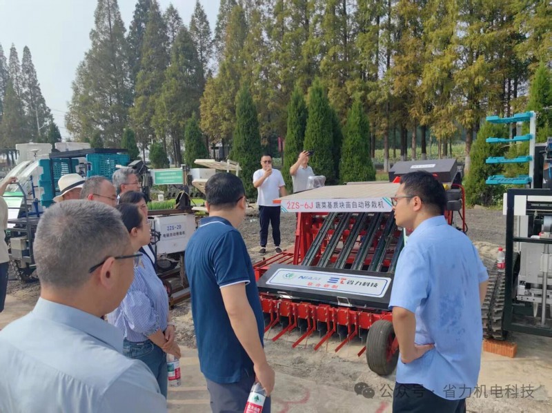 省力科技基质块苗全自动移栽机0