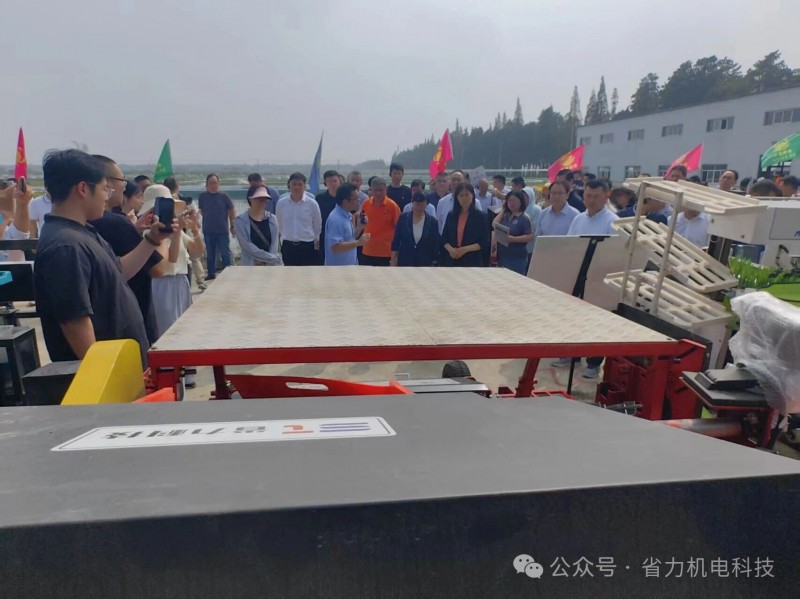 省力科技基质块苗全自动移栽机2