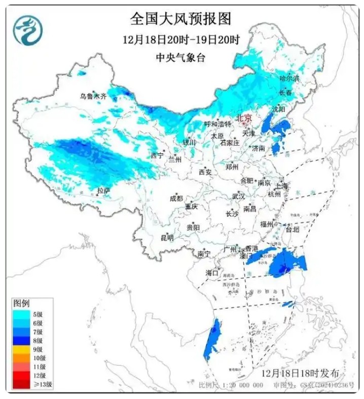 20251218大风预警