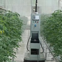 玻璃温室专用轨道式自动打YAO机 番茄喷雾机 分体喷YAO机